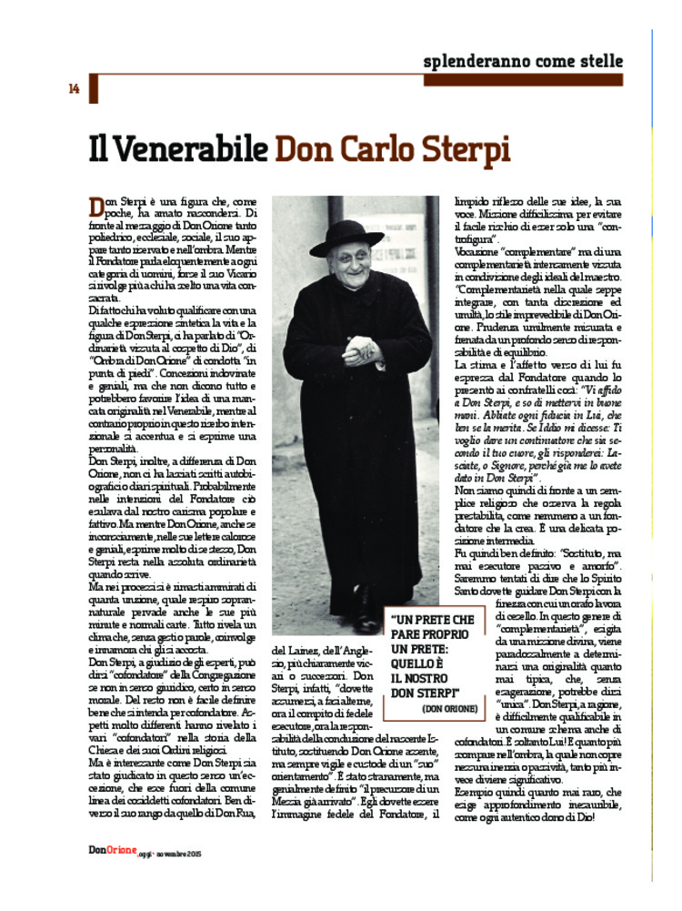 Don Orione oggi, 2015, 09, pagina 14