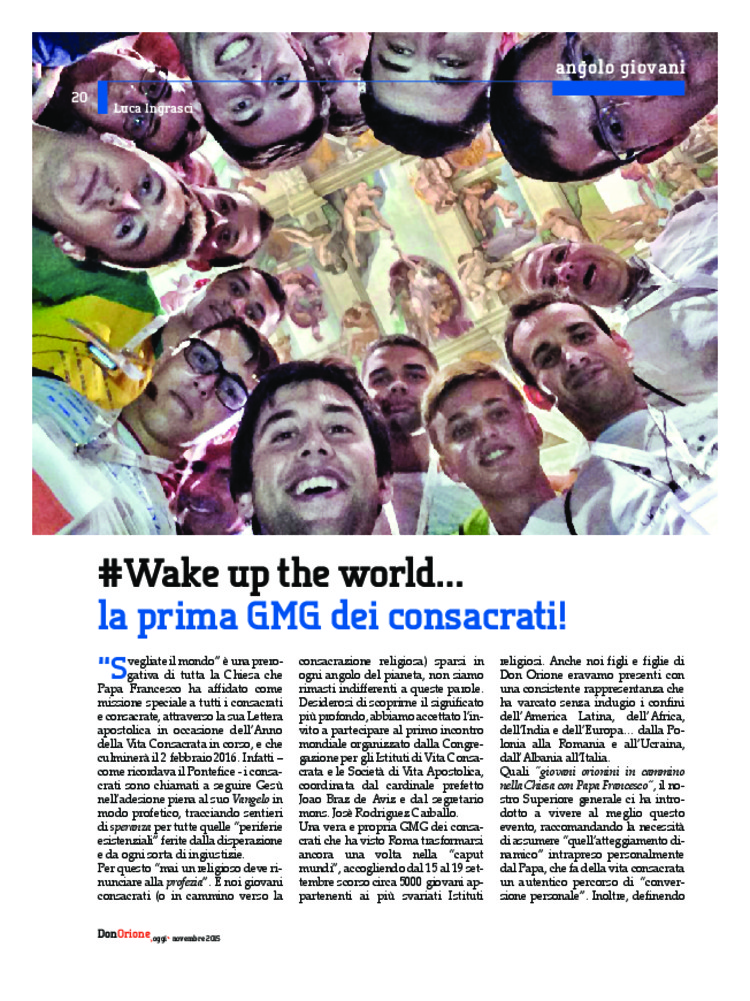 Don Orione oggi, 2015, 09, pagina 20