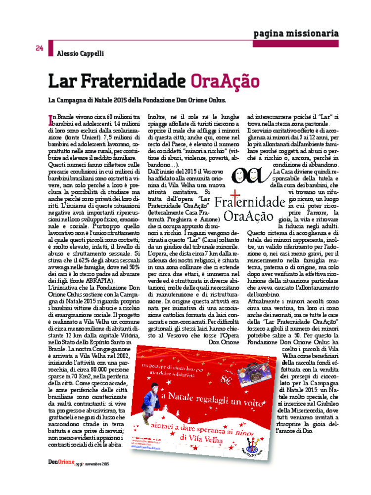 Don Orione oggi, 2015, 09, pagina 24