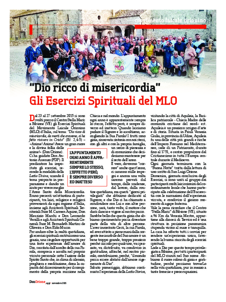 Don Orione oggi, 2015, 09, pagina 30