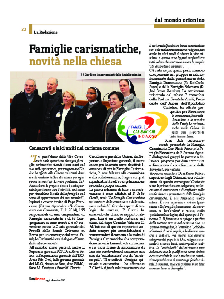 Don Orione oggi, 2015, 10, pagina 20