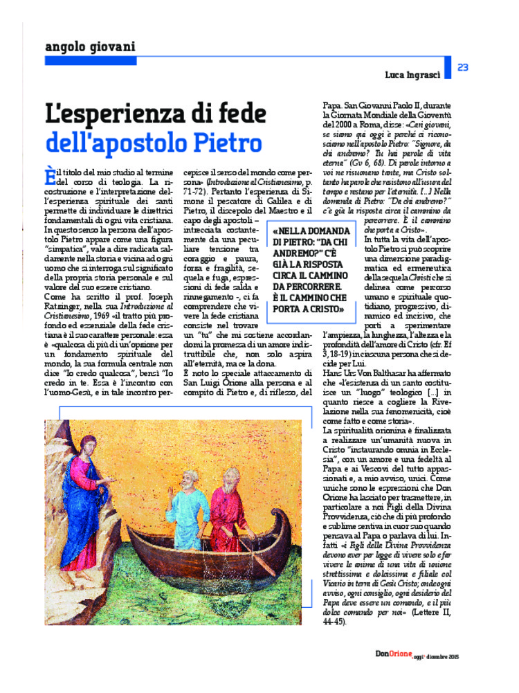 Don Orione oggi, 2015, 10, pagina 23