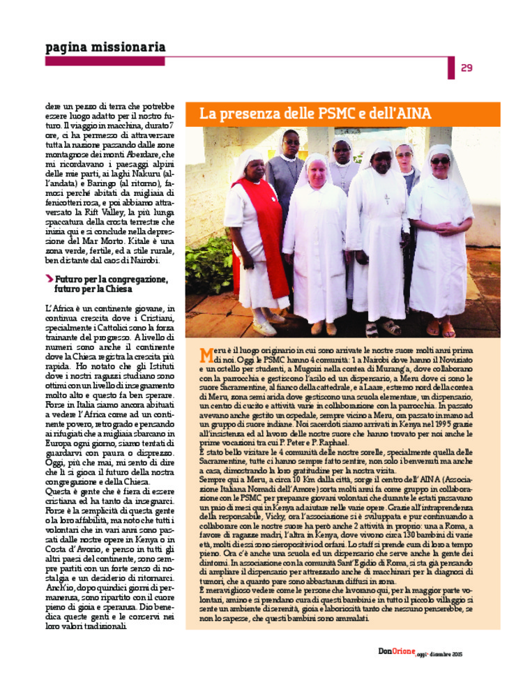 Don Orione oggi, 2015, 10, pagina 29