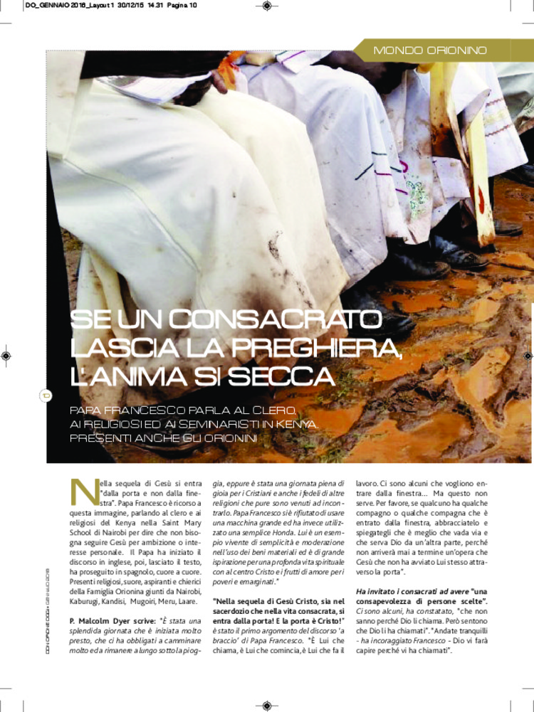 Don Orione oggi, 2016, 01, pagina 10