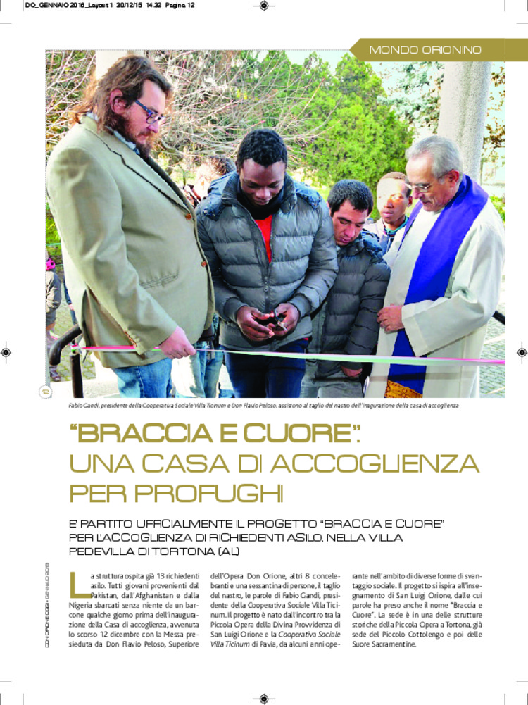 Don Orione oggi, 2016, 01, pagina 12