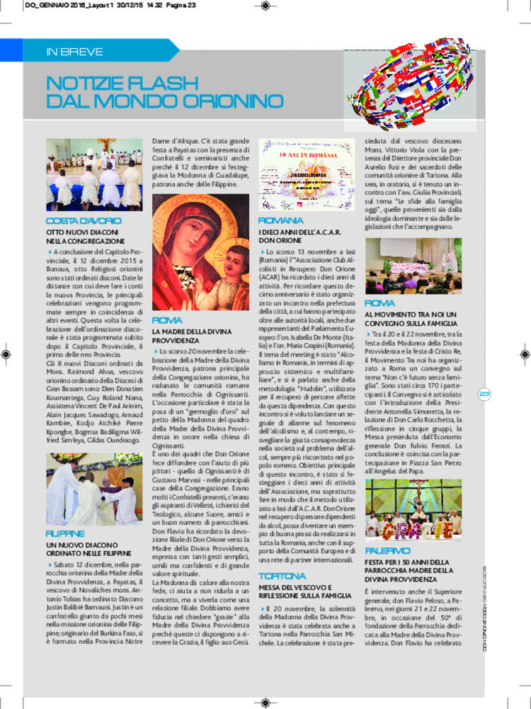 Don Orione oggi, 2016, 01, pagina 23