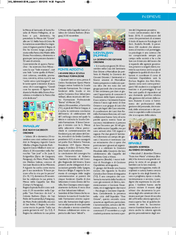 Don Orione oggi, 2016, 01, pagina 24