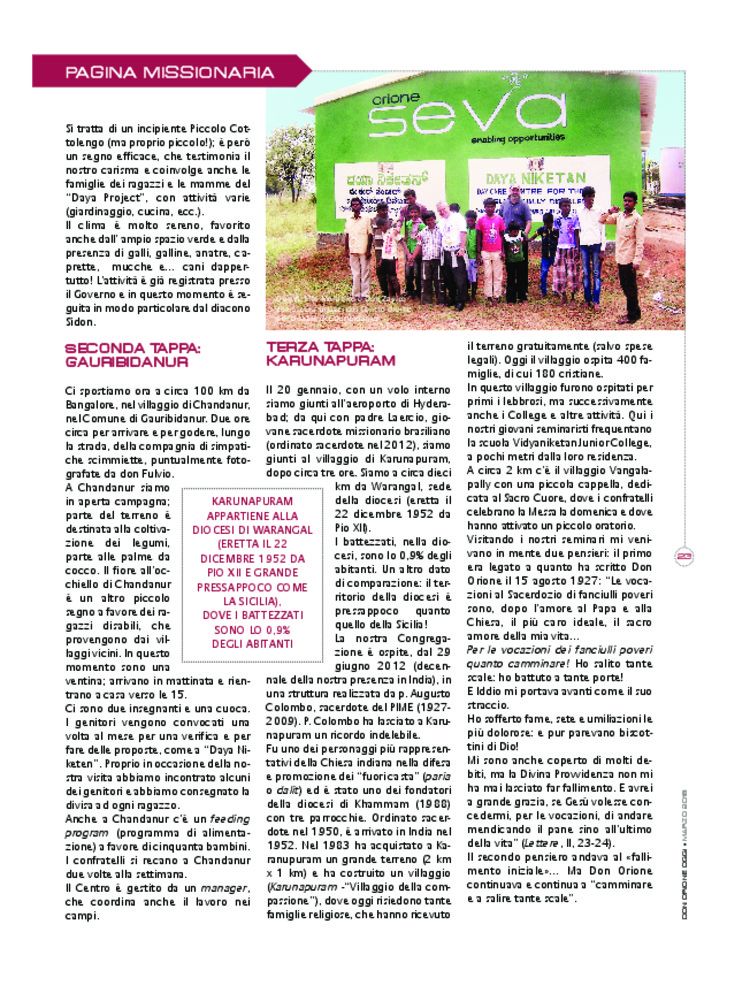 Don Orione oggi, 2016, 03, pagina 23