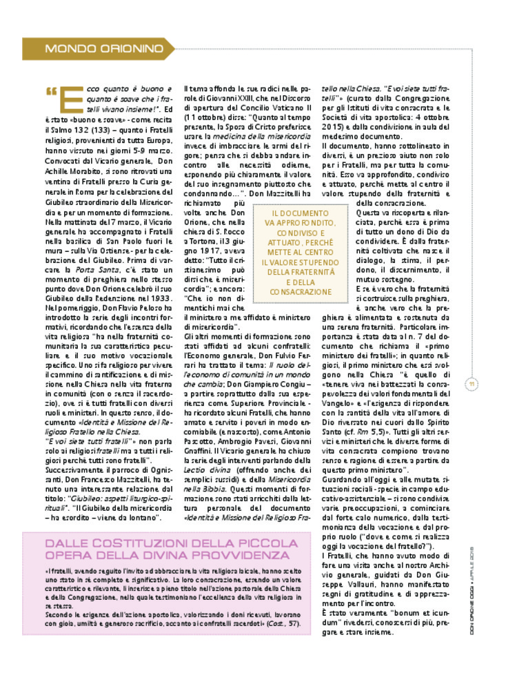 Don Orione oggi, 2016, 04, pagina 11