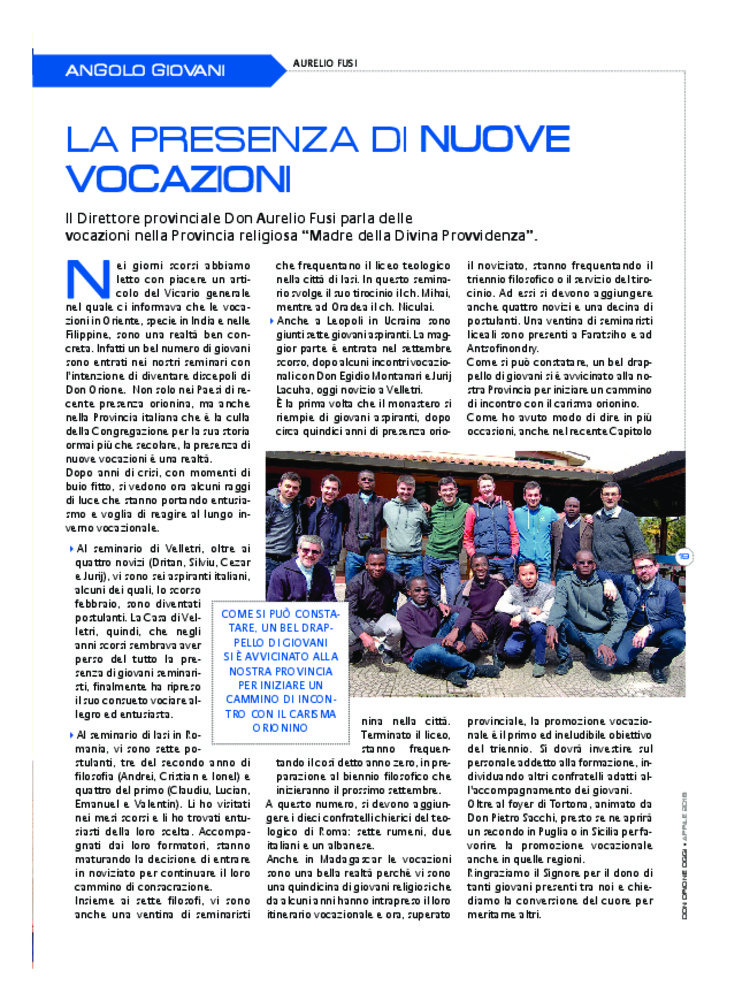 Don Orione oggi, 2016, 04, pagina 19