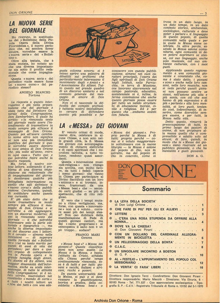 Don Orione, 65, 02, 01-02-1970, pagina 3