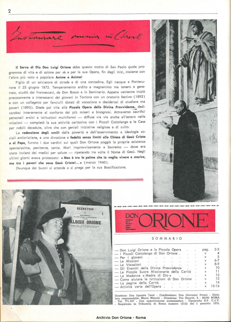Don Orione, 65, 03, 15-02-1970, pagina 2