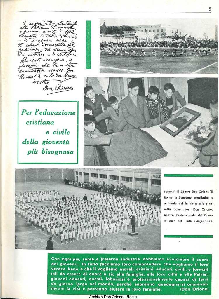 Don Orione, 65, 03, 15-02-1970, pagina 5