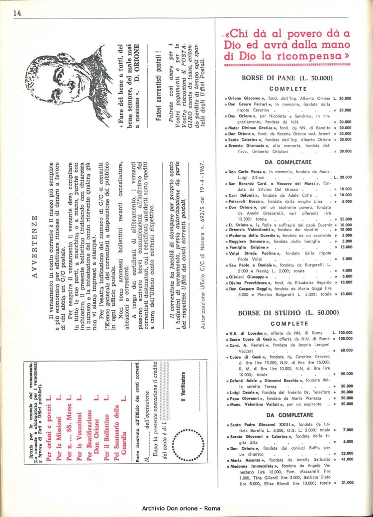 Don Orione, 65, 03, 15-02-1970, pagina 14