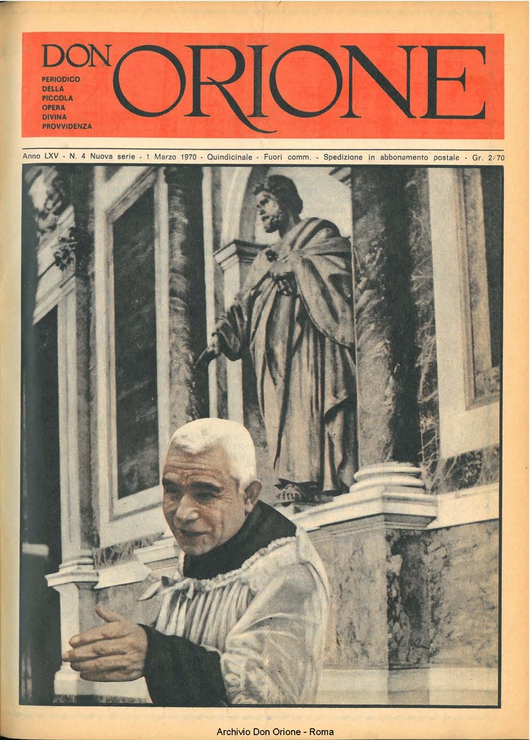 Don Orione, 65, 04, 01-03-1970, pagina 1