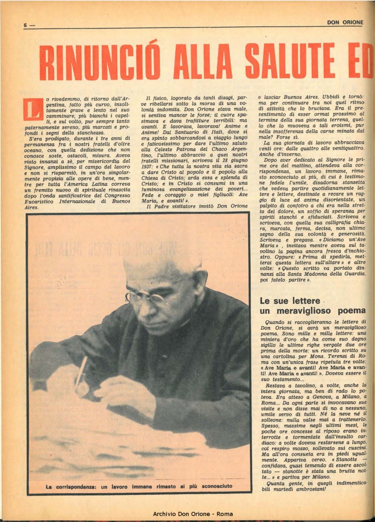 Don Orione, 65, 04, 01-03-1970, pagina 6