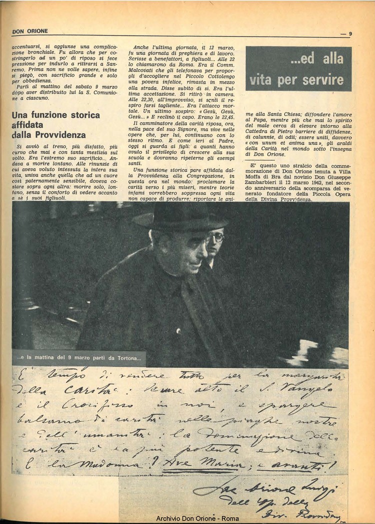 Don Orione, 65, 04, 01-03-1970, pagina 9