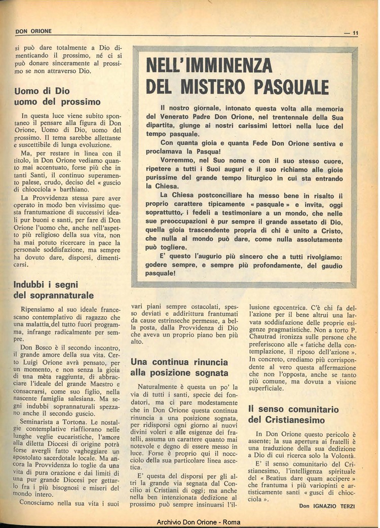 Don Orione, 65, 04, 01-03-1970, pagina 11