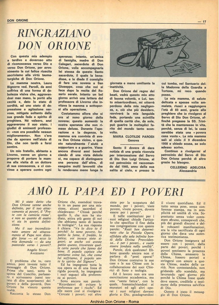 Don Orione, 65, 04, 01-03-1970, pagina 17
