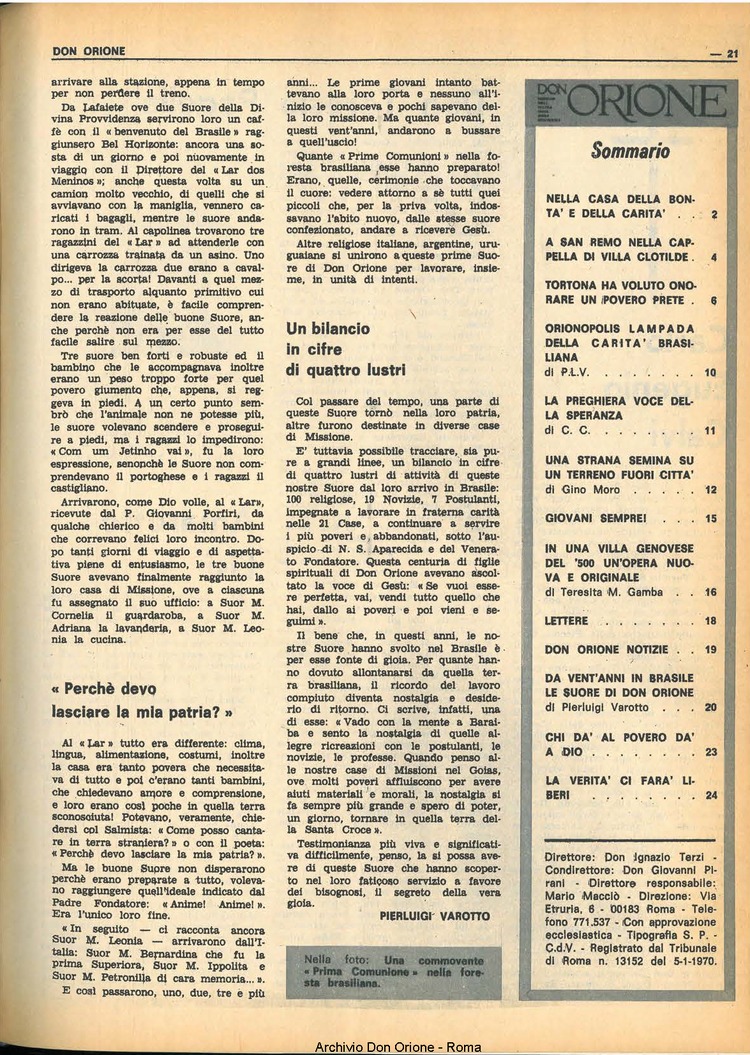 Don Orione, 65, 05, 01-04-1970, pagina 21