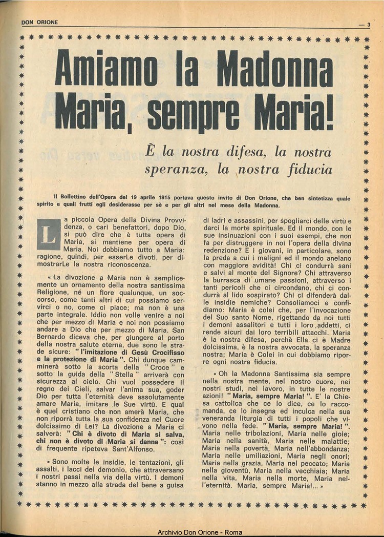 Don Orione, 65, 07, 01-05-1970, pagina 3