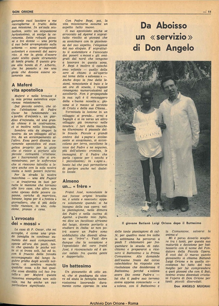 Don Orione, 65, 07, 01-05-1970, pagina 11