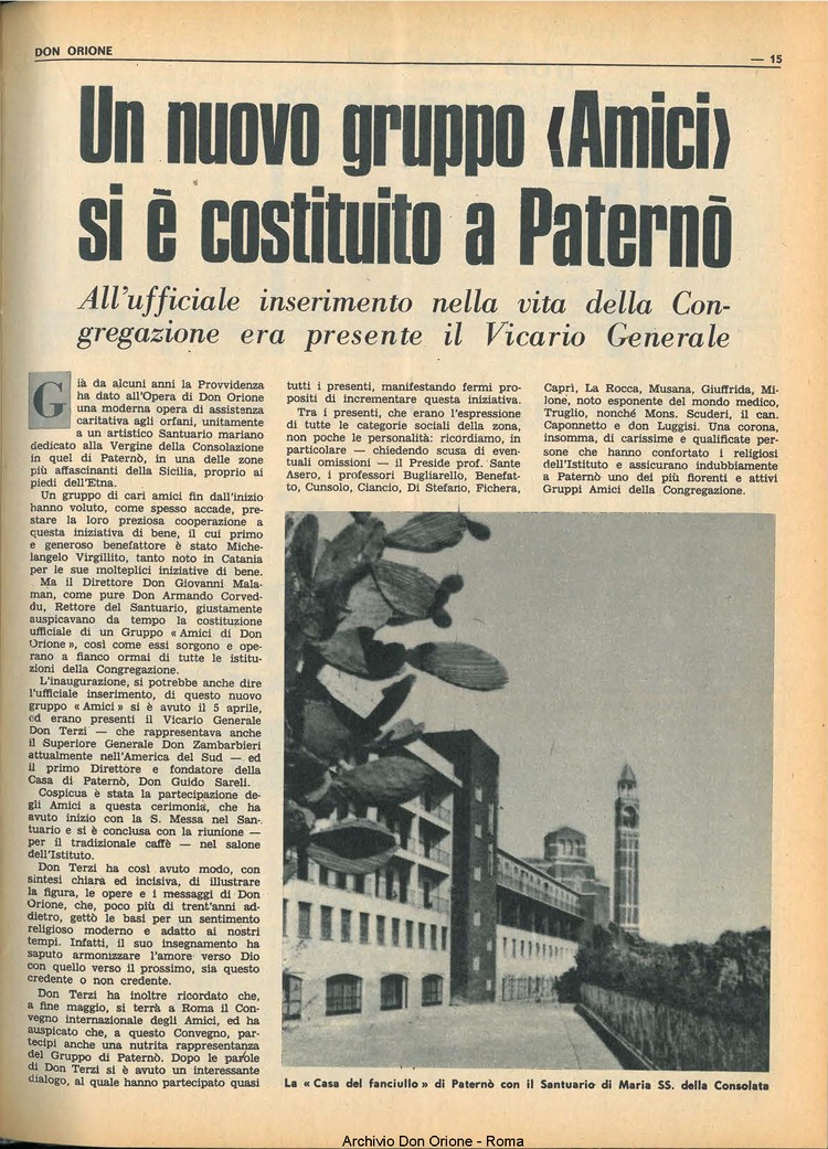 Don Orione, 65, 07, 01-05-1970, pagina 15