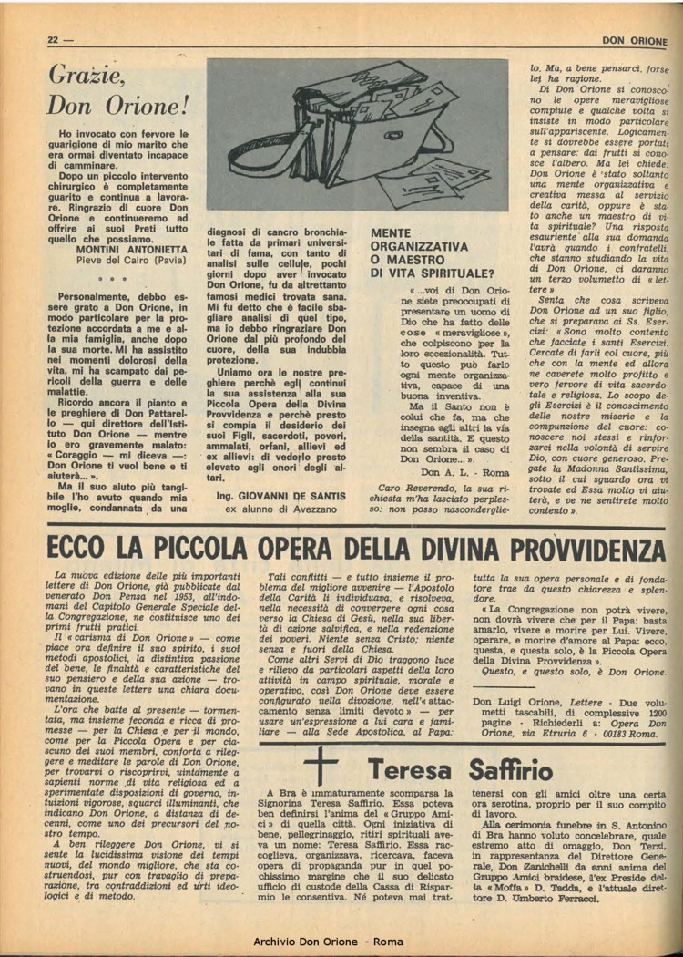 Don Orione, 65, 07, 01-05-1970, pagina 22