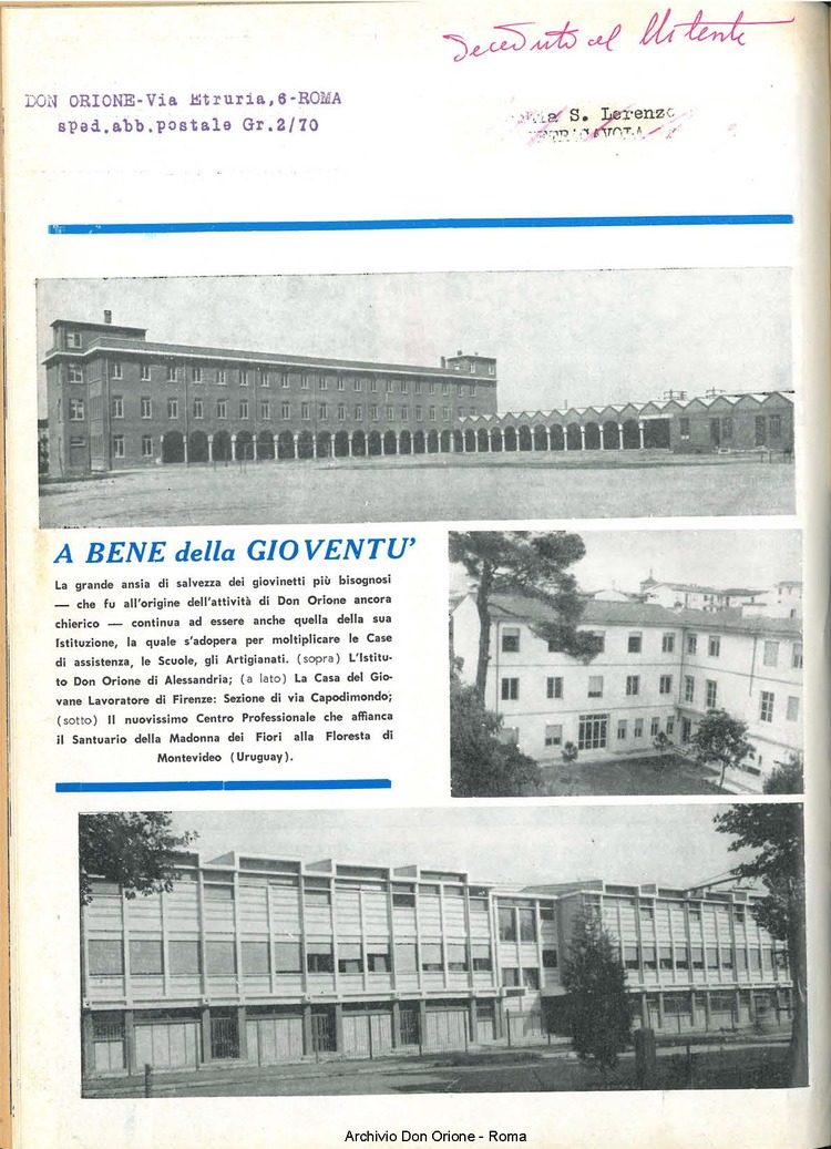Don Orione, 65, 08, 15-06-1970, pagina 26