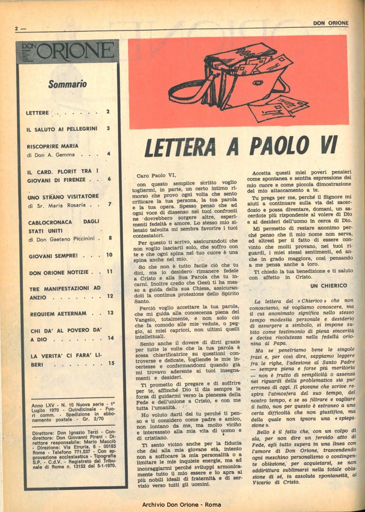 Don Orione, 65, 10, 01-07-1970, pagina 2