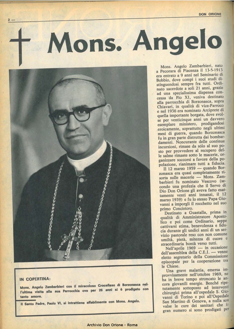 Don Orione, 65, 12, 01-09-1970, pagina 2
