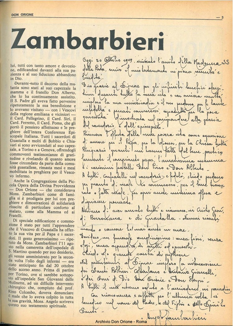 Don Orione, 65, 12, 01-09-1970, pagina 3