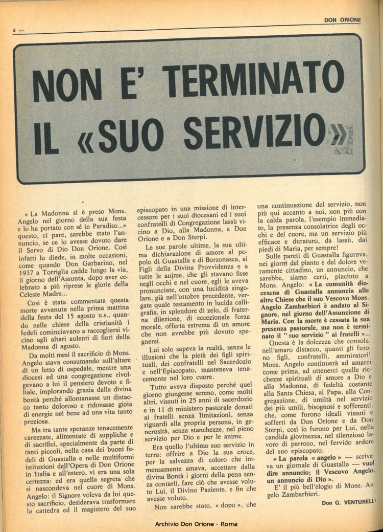 Don Orione, 65, 12, 01-09-1970, pagina 4