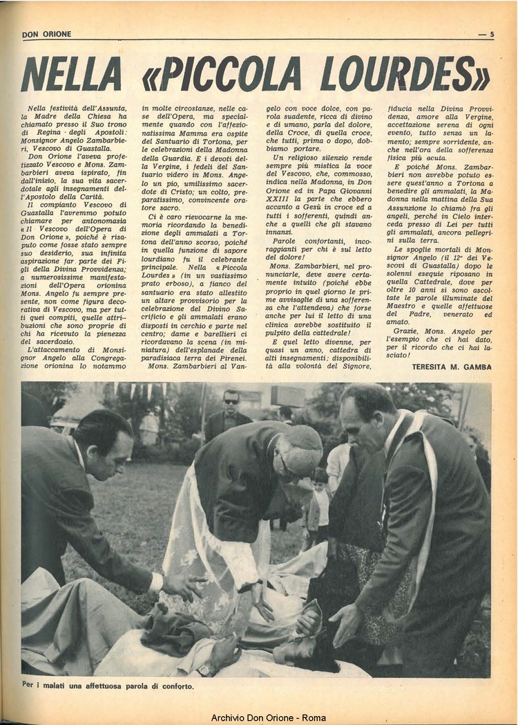 Don Orione, 65, 12, 01-09-1970, pagina 5