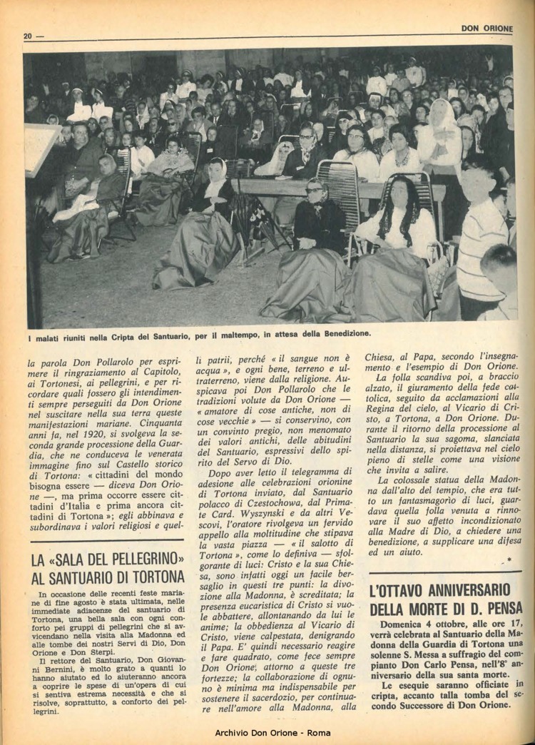 Don Orione, 65, 12, 01-09-1970, pagina 20
