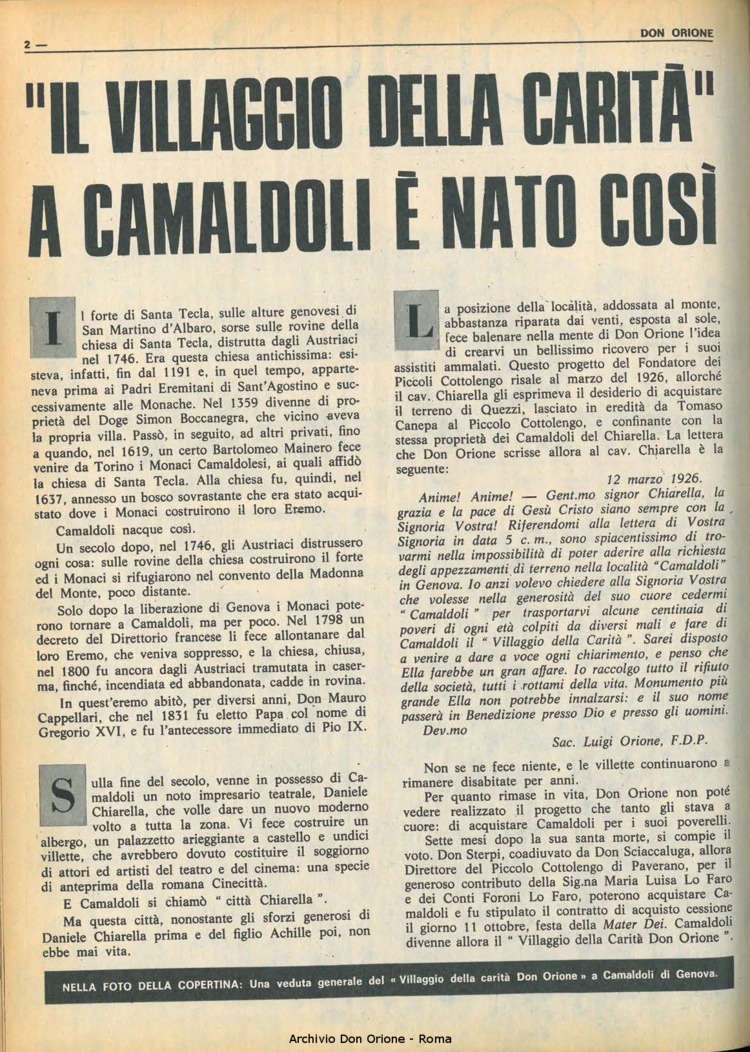 Don Orione, 65, 14, 01-10-1970, pagina 2