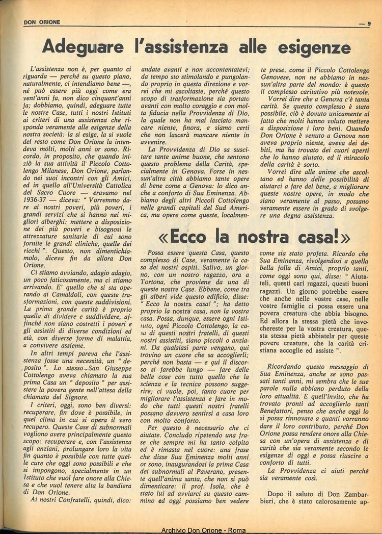Don Orione, 65, 14, 01-10-1970, pagina 9