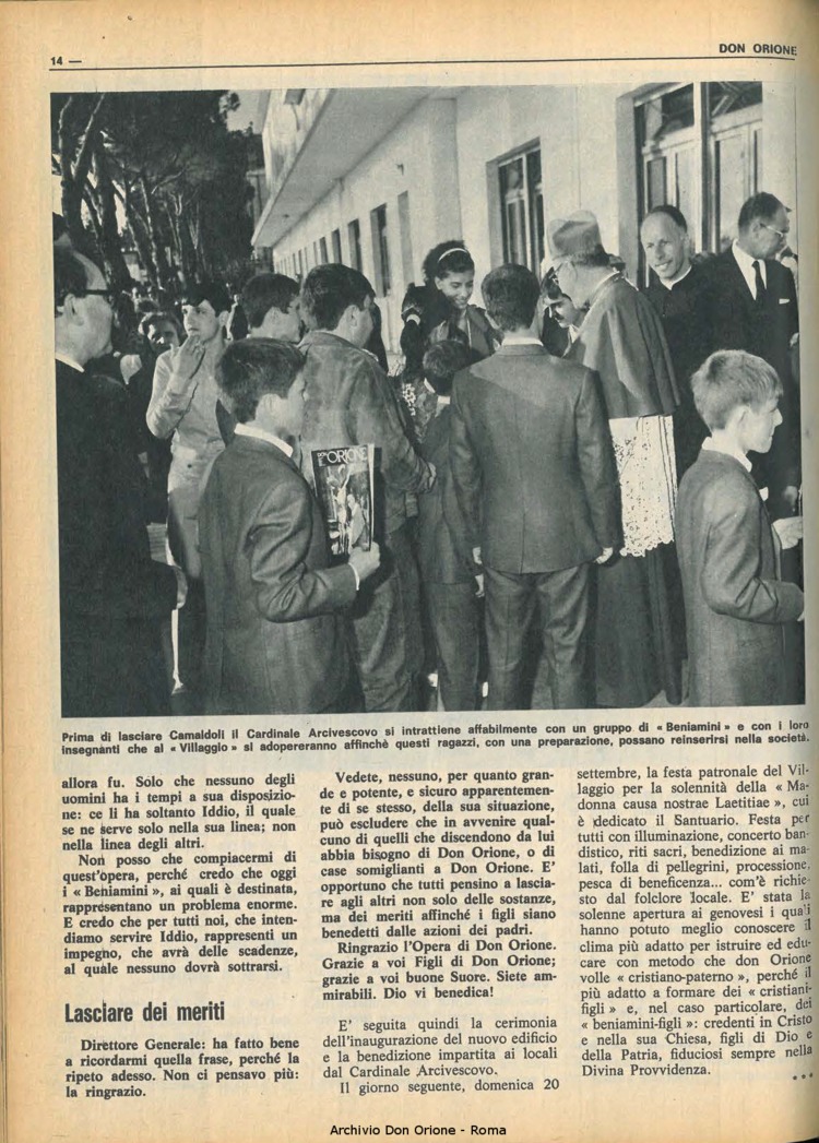 Don Orione, 65, 14, 01-10-1970, pagina 14