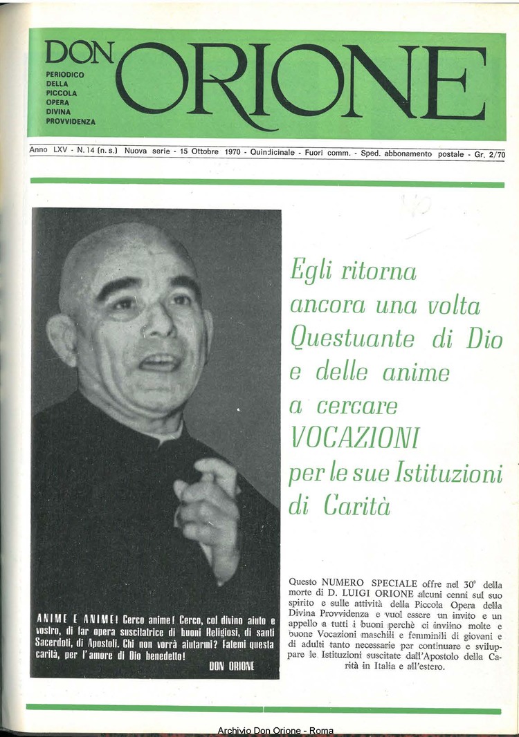 Don Orione, 65, 14, 01-10-1970, pagina 25