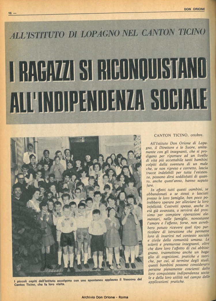 Don Orione, 65, 15, 01-11-1970, pagina 16