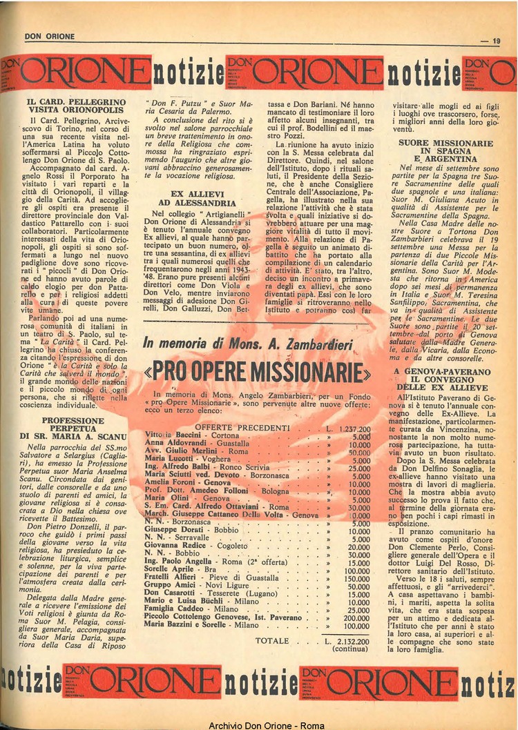 Don Orione, 65, 15, 01-11-1970, pagina 19
