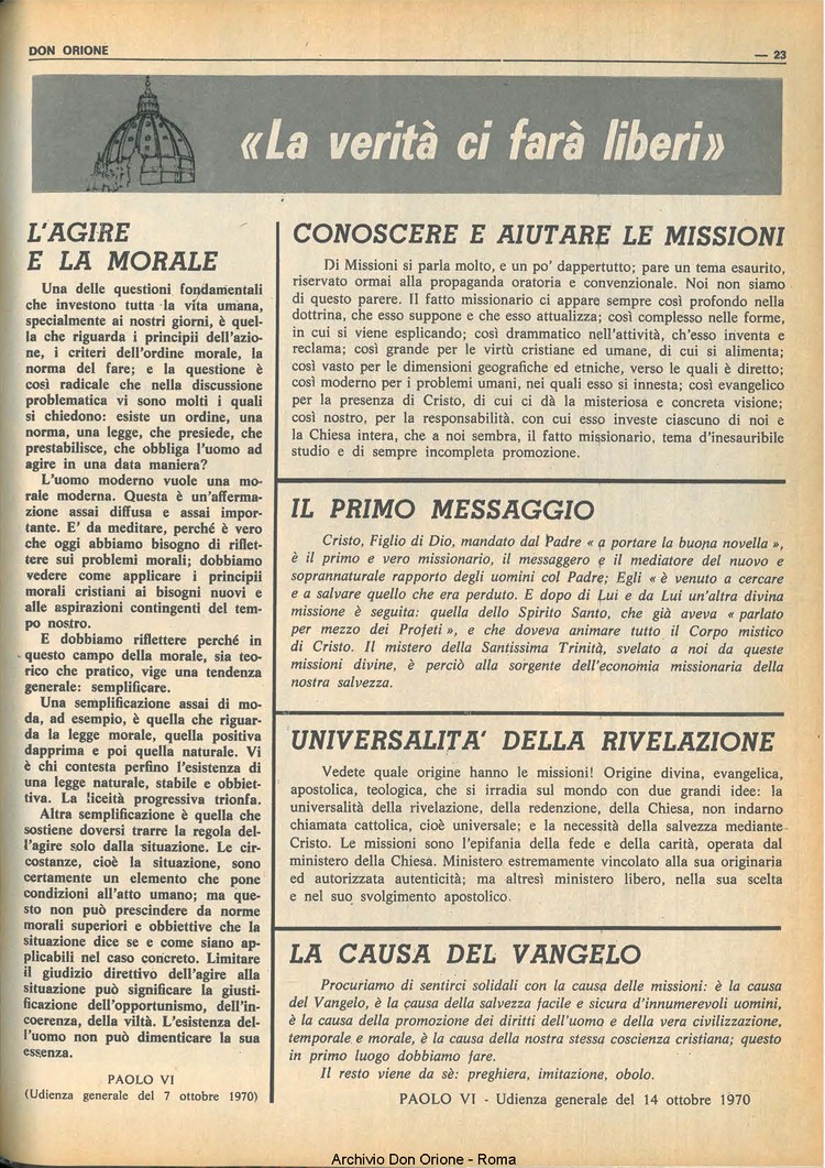 Don Orione, 65, 15, 01-11-1970, pagina 23