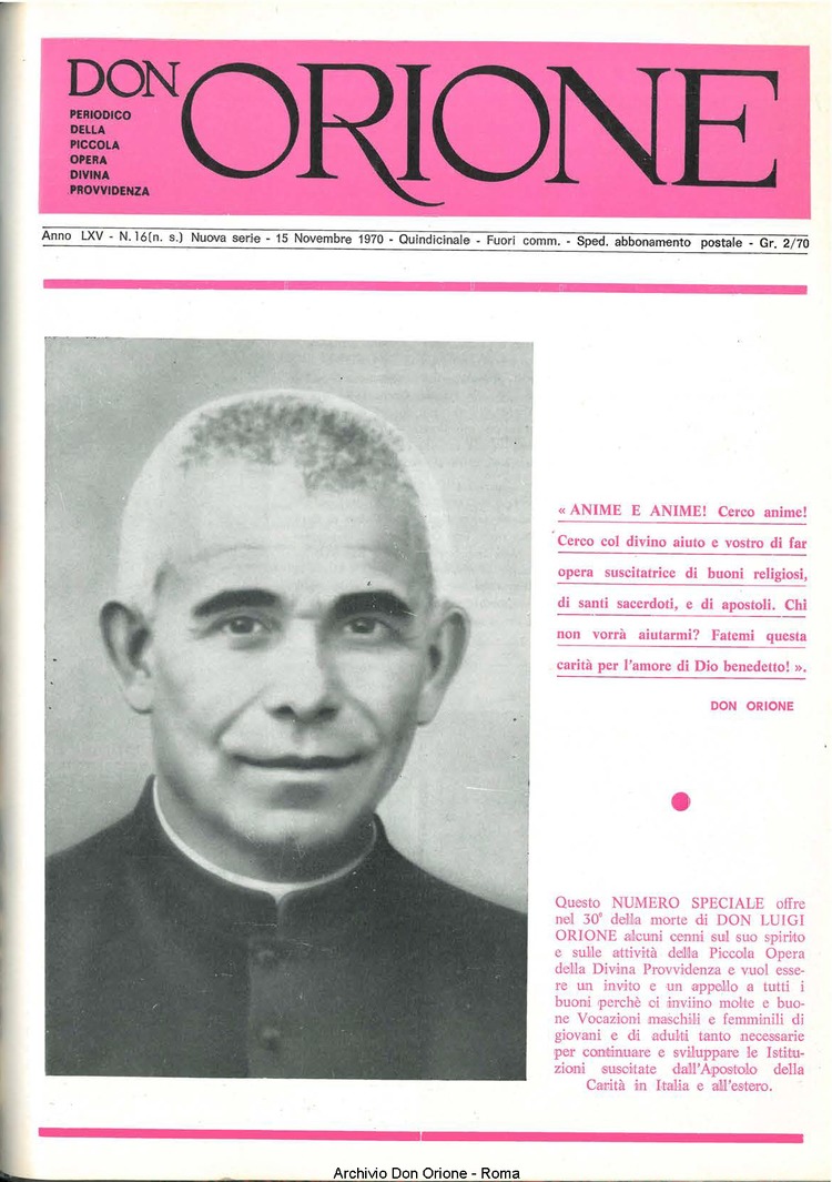 Don Orione, 65, 15, 01-11-1970, pagina 25