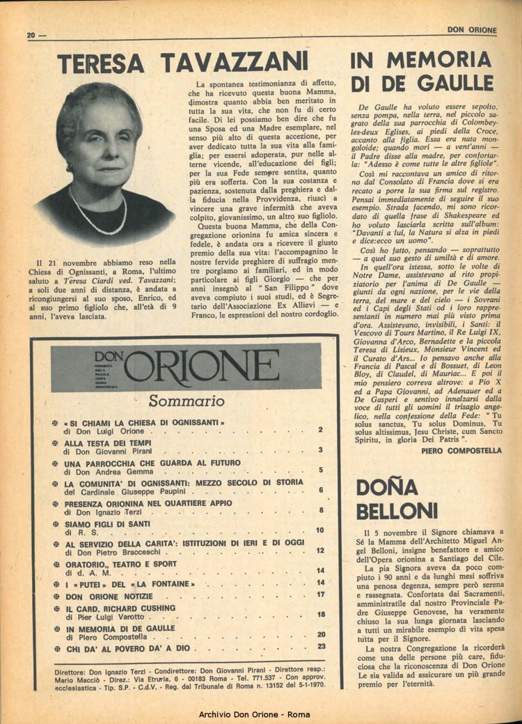 Don Orione, 65, 17, 01-12-1970, pagina 20