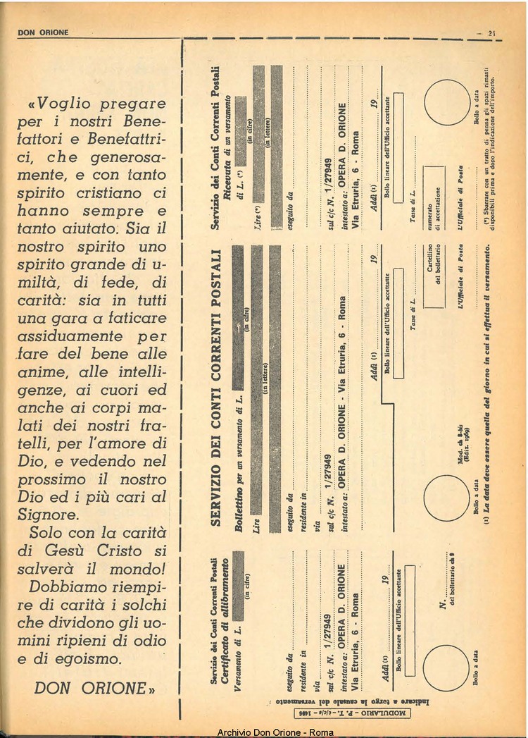Don Orione, 65, 17, 01-12-1970, pagina 21