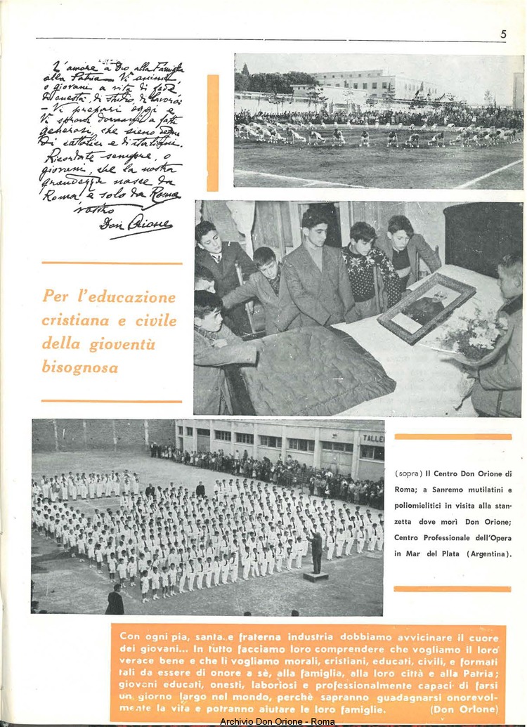 Don Orione, 65, 18, 15-12-1970, pagina 5