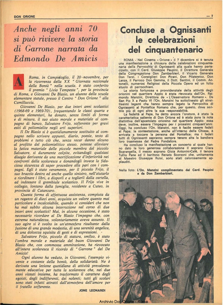Don Orione, 66, 01, 01-01-1971, pagina 7