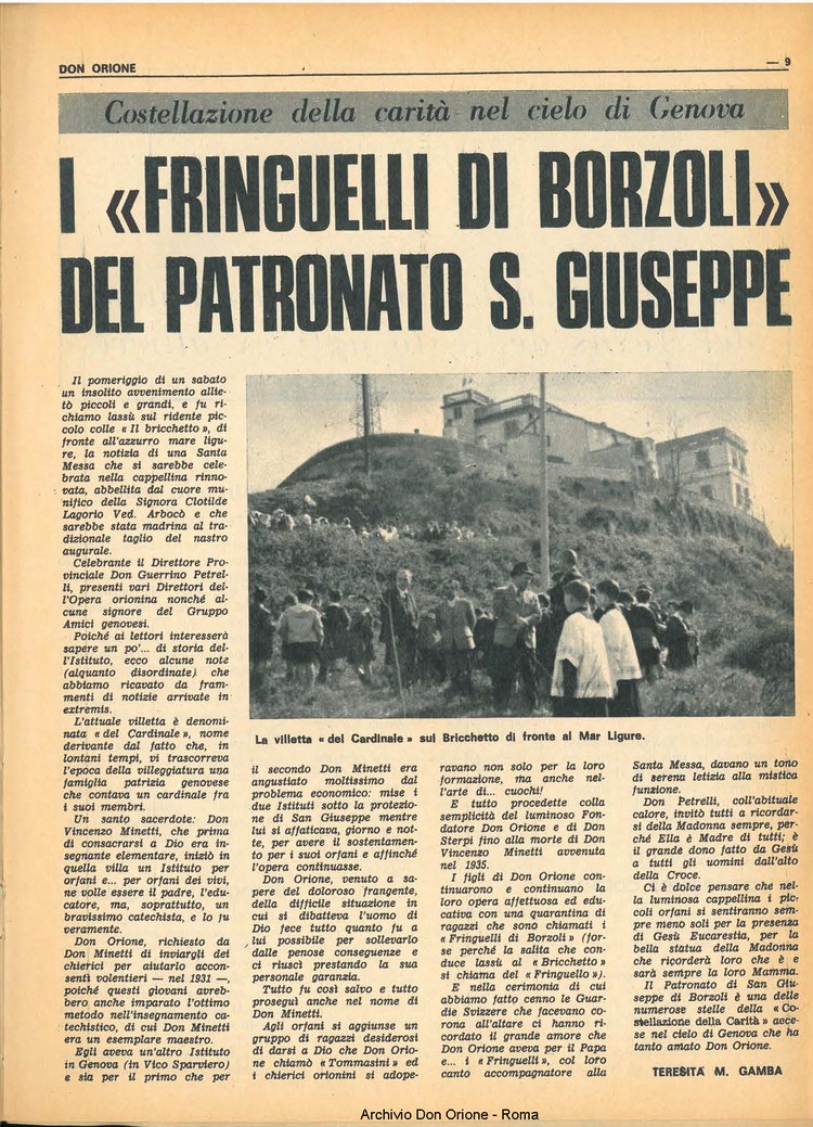 Don Orione, 66, 01, 01-01-1971, pagina 9