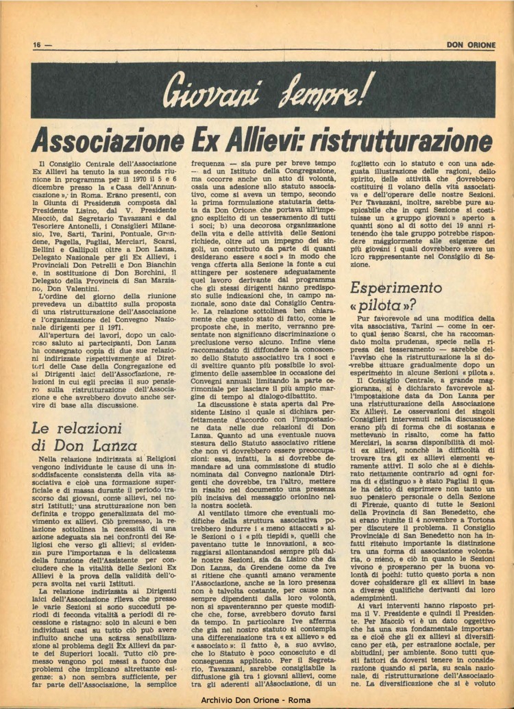 Don Orione, 66, 01, 01-01-1971, pagina 16