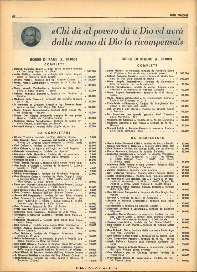 Don Orione, 66, 01, 01-01-1971, pagina 22